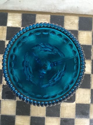 VTG Glass Westmorland Cobalt Blue Argonaut Vase 2