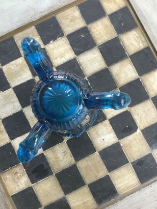 VTG Glass Westmorland Cobalt Blue Argonaut Vase 3