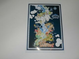 Large Game Of Thrones Westeros Map 2 Poster Stark,  Targaryen,  Martell 19 " X13 "