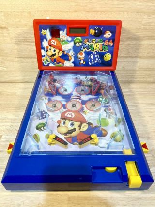 Vintage Nintendo 64 Mario 64 Toy Pinball Game 2003 Scientific Toys Ltd
