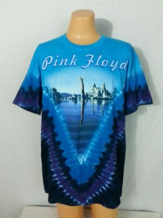 2002 Liquid Blue Pink Floyd Tee - Shirt Top " Wish You Were Here " Tie Dye Xxl