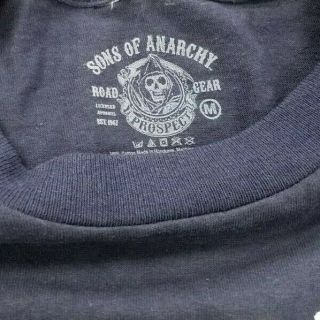 SONS OF ANARCHY MOTORCYCLE CLUB OFFICIAL LONG SLEEVE NAVY SHIRT 2