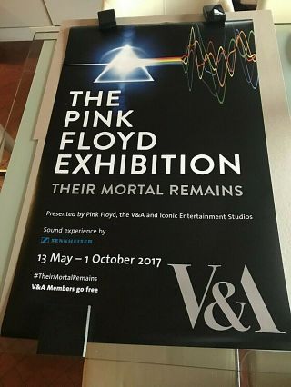 Pink Floyd Exhibition Their Mortal Remains Official Poster V&a 