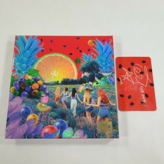 Red Velvet Mini Album The Red Summer Red Flavor CD Booklet Irene photocard 1p a 2