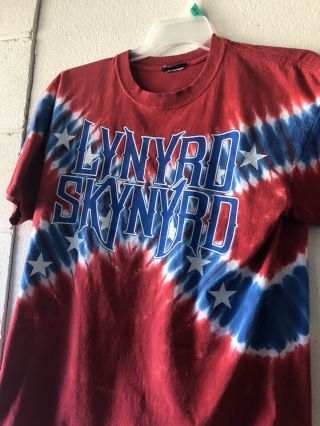 Lynyrd Skynyrd Ronnie Van Zant Rebel Southern Rock Tee Shirt Gary Rossington