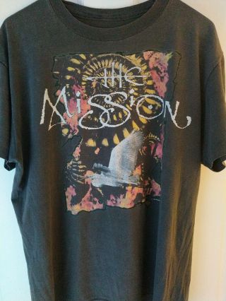 The Mission - Vintage 1990 Carved In Sand Tour T Shirt