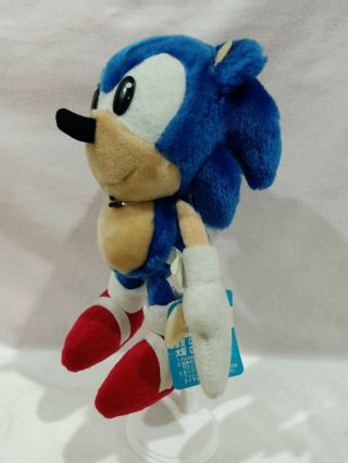 Sonic the Hedgehog Suction Cups SEGA Japan 1995 Plush Stuffed Toy Doll TAG 9 