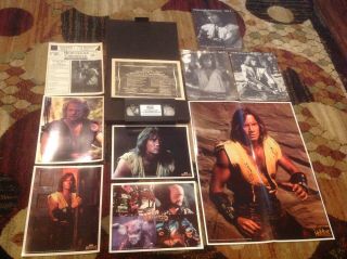 Hercules The Legendary Journeys - Kevin Sorbo - Official Fan Club Pack - Poster - Vhs,