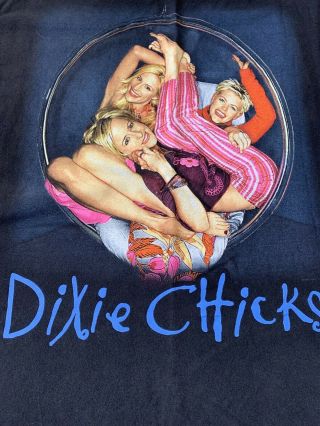 Dixie Chicks Fly Tour 2000 Black Concert Shirt Adult Extra Large Xl