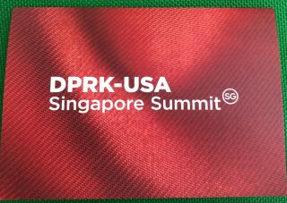 Singapore 2018 Dprk - Usa Summit Collector’s Folder