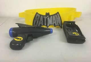 Vintage Rare 1970s Remco Batman Toy Utility Belt And Gun 1976