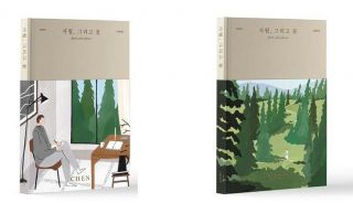 Chen Exo April,  And A Flower All Ver.  1st Mini Album 2 Cd,  2 Folded Poster