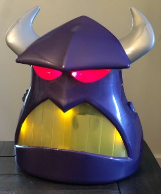 Rare Disney Pixar Emperor Zurg Toy Story Mask Lightup Talking Costume Mask