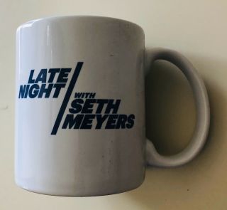 Late Night With Seth Meyers Guest Coffee Mug Cup Hard To Find