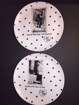 Nick At Nite I Love Lucy 8” Porcelain Plates Japan