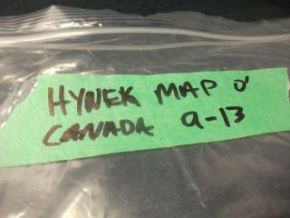 PROJECT BLUE BOOK - TV SERIES - Hynek`s Map of Canada 2