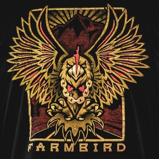 Farmtruck And Azn - Street Outlaws - Farmbird Black T - Shirt