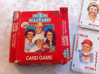 1981 Dukes Of Hazzard Card Game (daisy/bo/luke) By Igi (makers Uno) Complete Vgc
