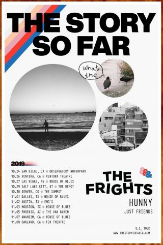 The Story So Far Fall 2019 Tour Ltd Ed Rare Poster,  Bonus Rock Punk Poster