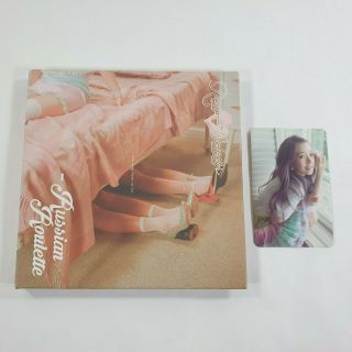 Red Velvet 3rd Mini Album Russian Roulette Cd Booklet Irene Photocard 1p K - Pop