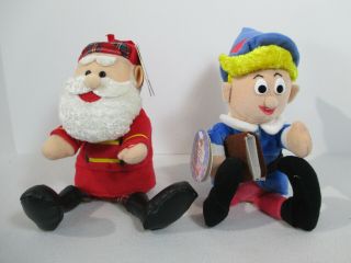 Rudolph Friends Animated Singing Figure Santa Hermey Vtg Gemmy Christmas Holiday