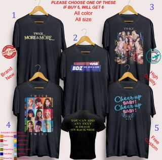 Twice Kpop Girl Group More And More Album T - Shirt Adult S - 5xl Youth Infants