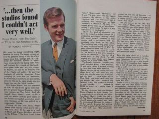 August 5,  1967 Tv Guide Maga (roger Moore/the Saint/barbara Walters/sigrid Valdis