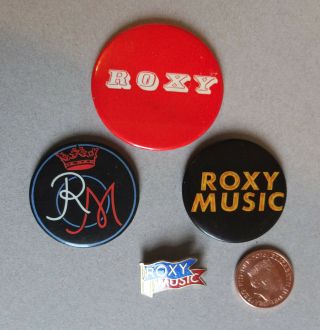 Roxy Music Badges