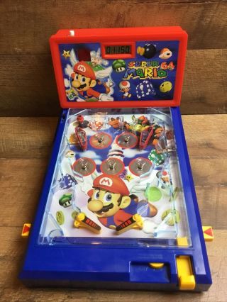Nintendo Mario 64 Toy Pinball Game 2003 Scientific Toys Ltd