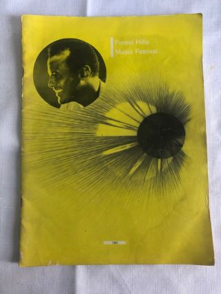August 1961 Forest Hills Music Festival Program Harry Belafonte & Miriam Makeba