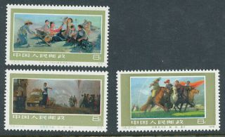 Stamps China.  Prc.  1977 Set " Militia Women " Muh.  Sg 506.