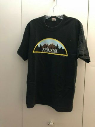 Twin Peaks Sheriff Department Black T - Shirt Size M