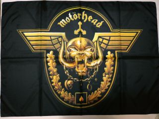 Vintage Motorhead 2002 Textile Poster Flag