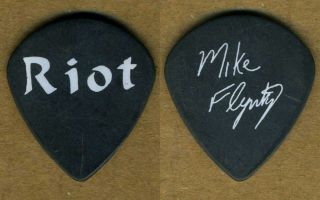 Riot Mike Flyntz Guitar Pick Authentic Concert Stage Tour Insanely Rare Rock