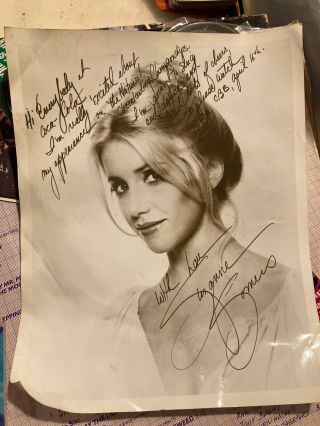 Vintage Suzanne Somers Picture Photograph And Autograph Coca Cola