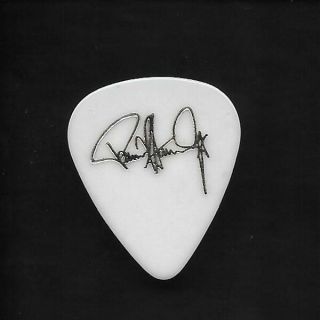 Kiss World Domination Tour 2003 Paul Stanley Guitar Pick White Silver Stage