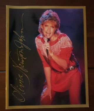 1982 An Evening With Olivia Newton John Live In Concert Tour Program