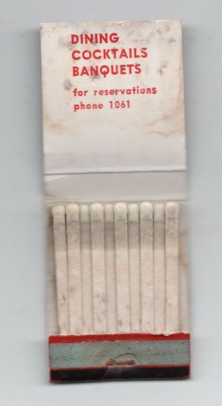 Mid 1960s Psychedelic Book of Matches from Red Dog Saloon Virginia City Nevada 3