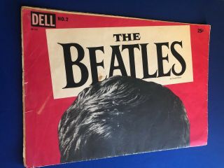 The Beatles Dell 2 Vintage Poster Pin - Up 1964 Retro Music Promo