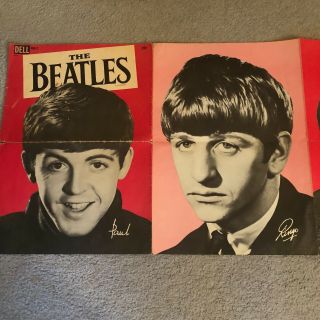 The Beatles Dell 2 vintage poster Pin - up 1964 Retro Music Promo 3