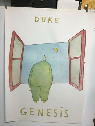 Genesis “duke”.  Uk Poster 25” X 35 1/2”