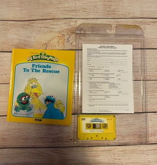 Vintage Sesame Street Big Bird Story Magic Storybook & Cassette 3