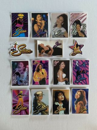Selena Quintanilla - Set Of 15 Official 1999 Q - Productions Stickers