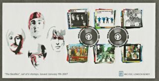 9/1/2007 The Beatles Set Of 6 On Rare (11 Of 25) Ltd Edition Abc Fdc - Abbey Rd