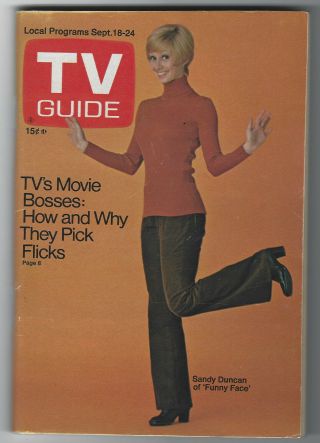 1971 Tv Guide - David Hartman - Peyton Place - York City Edition - Cond