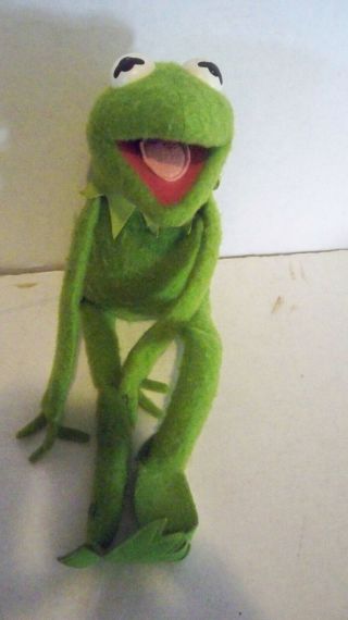 Vintage Fisher Price Muppets Kermit The Frog Plush 850 Doll