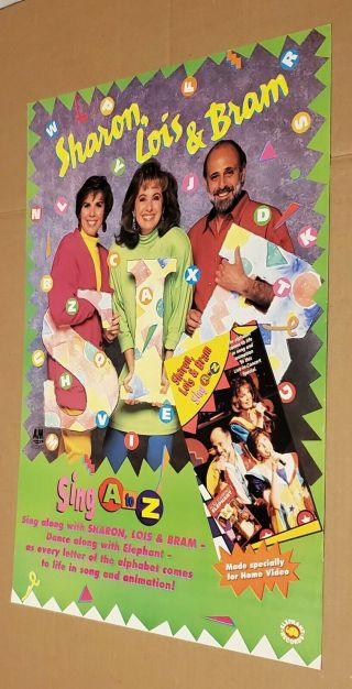 Sharon,  Lois & Bram - Sing A To Z - Elephant Records/ A&m Records - Poster