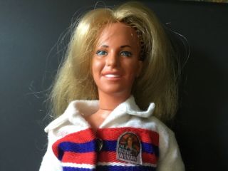 Vintage The Bionic Woman Doll From Six Million Dollar Man In Outfit Ex