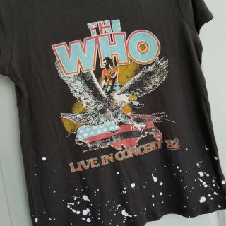 Nwt The Who Live In Concert ’82 Women 