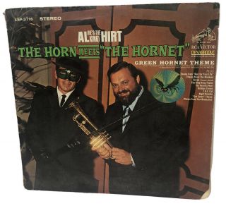 Al Hirt The Horn Meets The Hornet Lp Record Green Hornet Rca 1966 Tv Themes